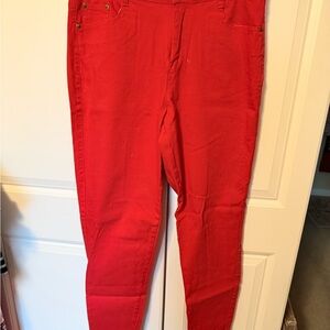 Vibrant Red Pants